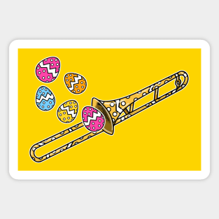 Easter Trombone Trombonist Brass Musician Magnet